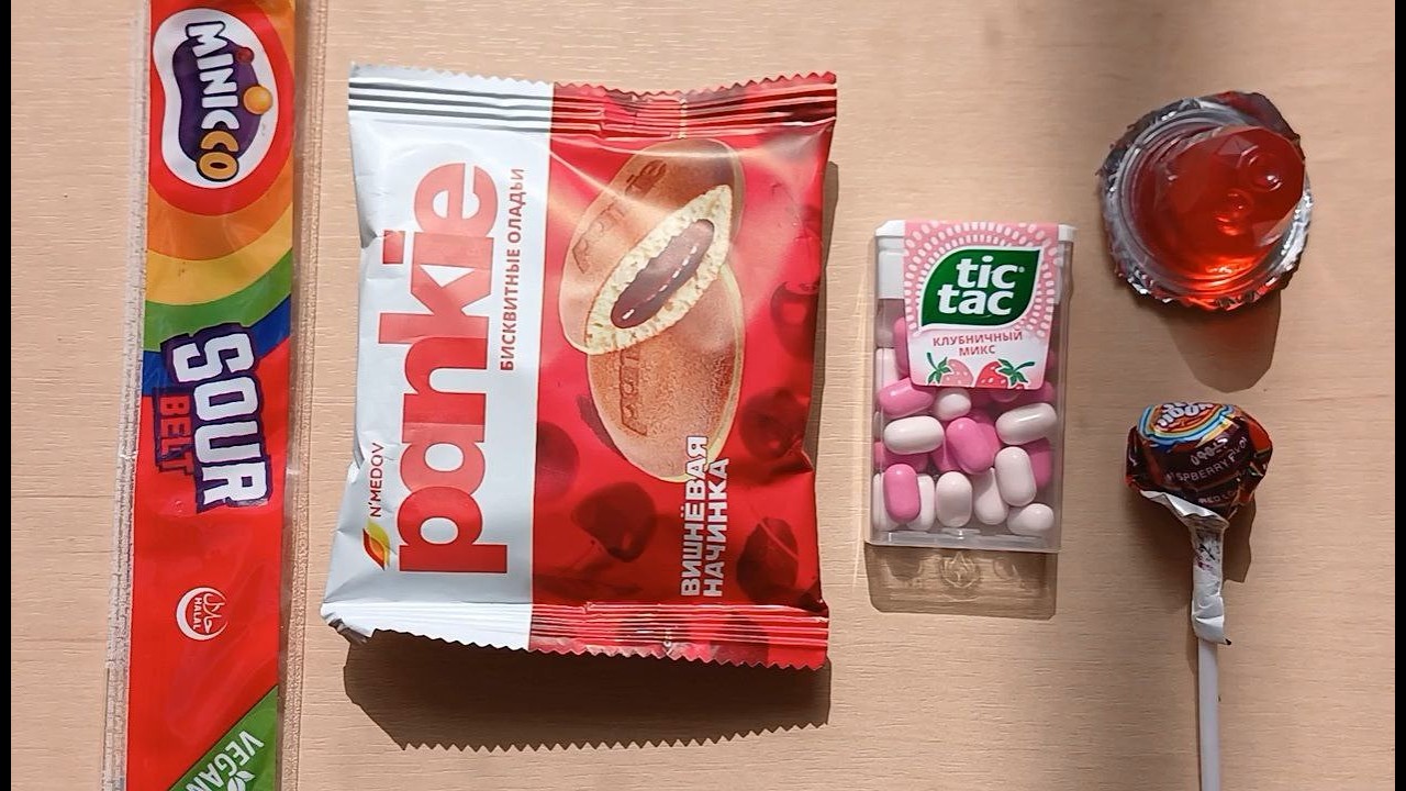 RED & PINK CANDY HAUL: Trying Viral Sweets! 🍒🍓