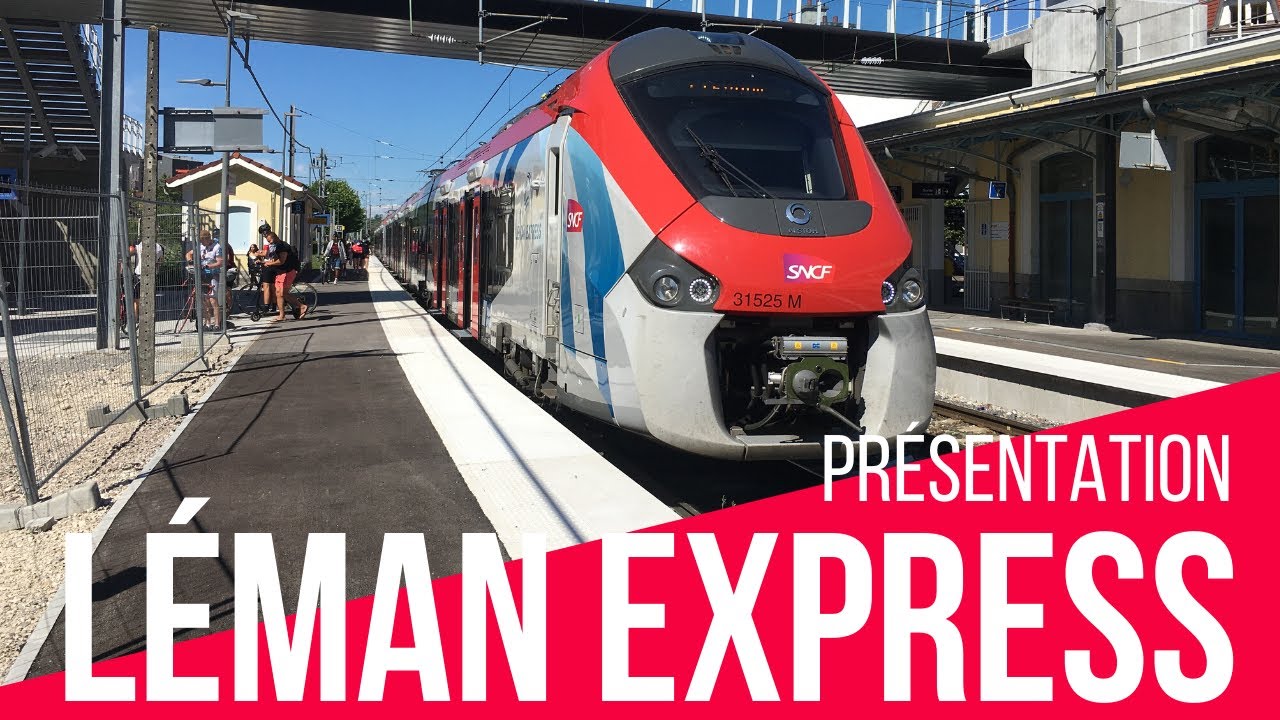 Présentation trains Léman Express
