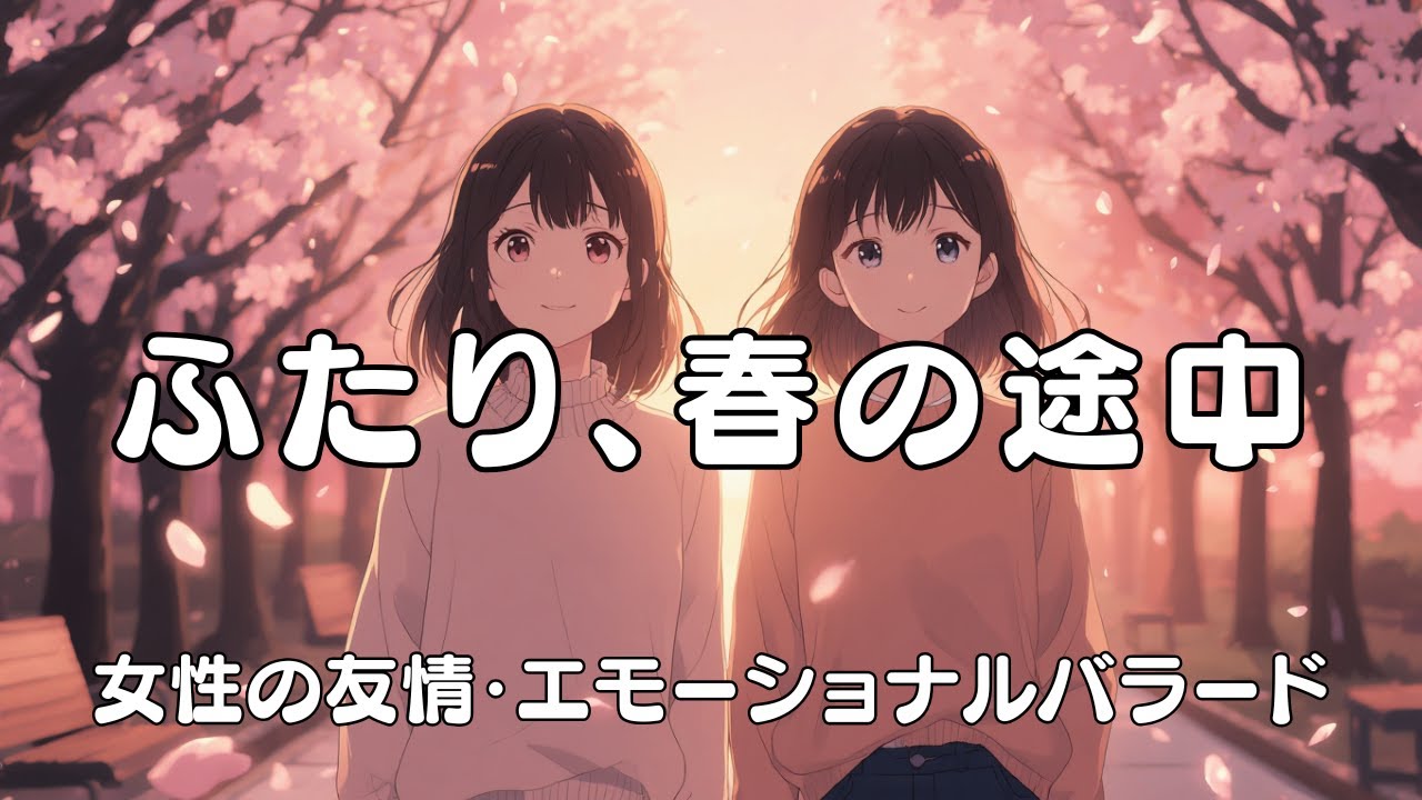 ふたり、春の途中｜Two Girls, On Our Way to Spring – 女性デュエットが描く、切なくあたたかい友情バラード | Hantack Music