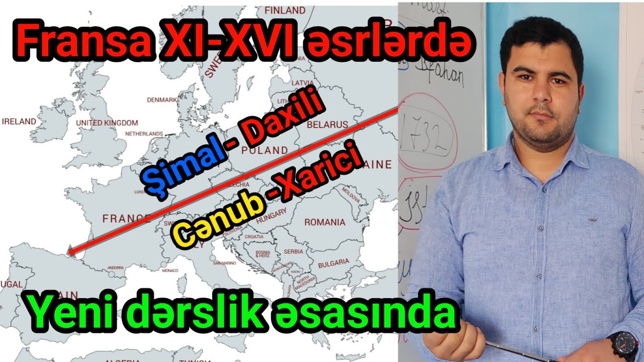 Fransa XI -XVI əsrlərdə, Fransa orta əsrlərdə yeni dərslik əsasında dim,miq