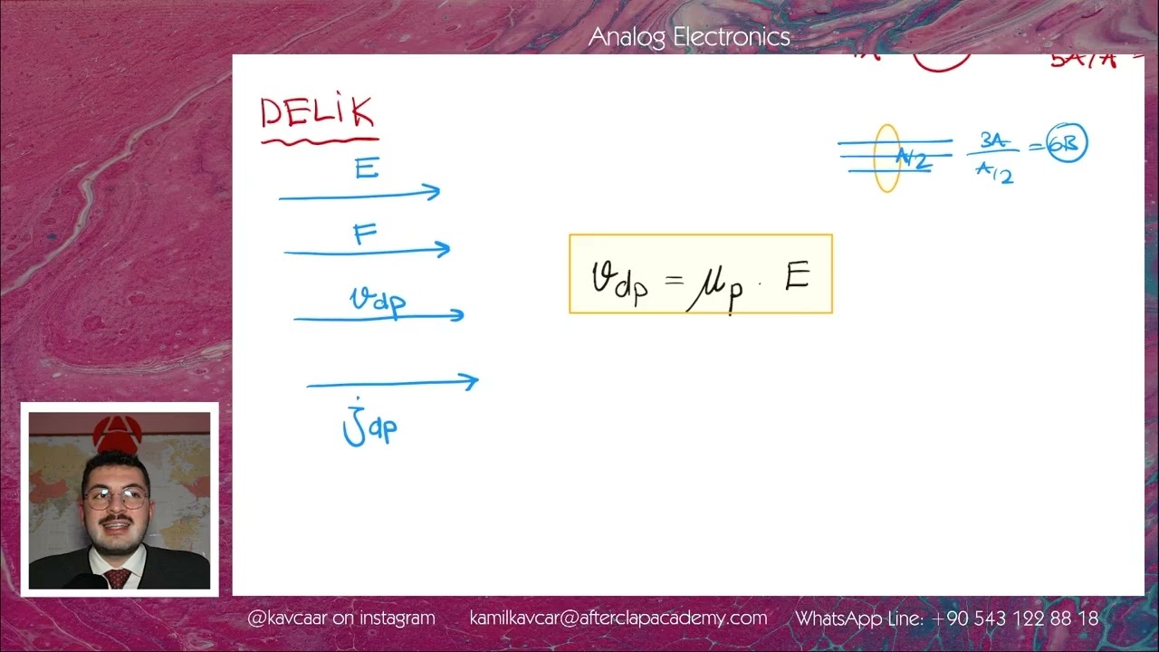 1.3-) Drift Akım Yoğunluğu - Elektron ve Delikler'in hareketini nasıl sağlarız?