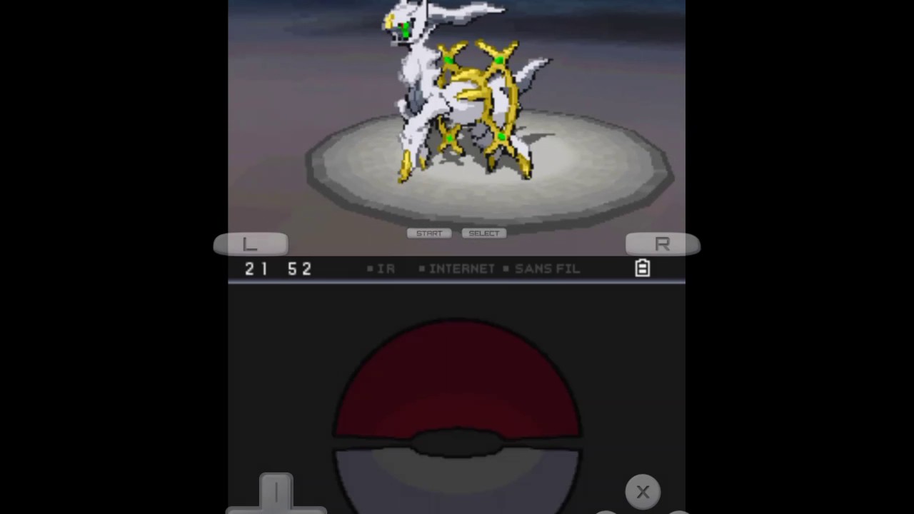 PARTIE 1 (SA A BUG) -COMMENT AVOiR Arceus POKEMON NOIR