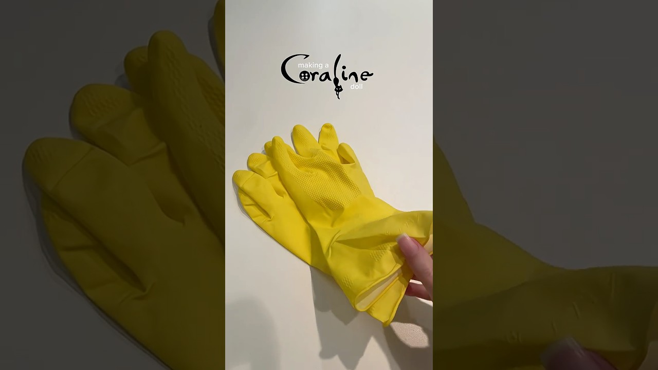 diy Coraline doll 🖤 #diy #tutorial #coraline #lalaloopsy #doll