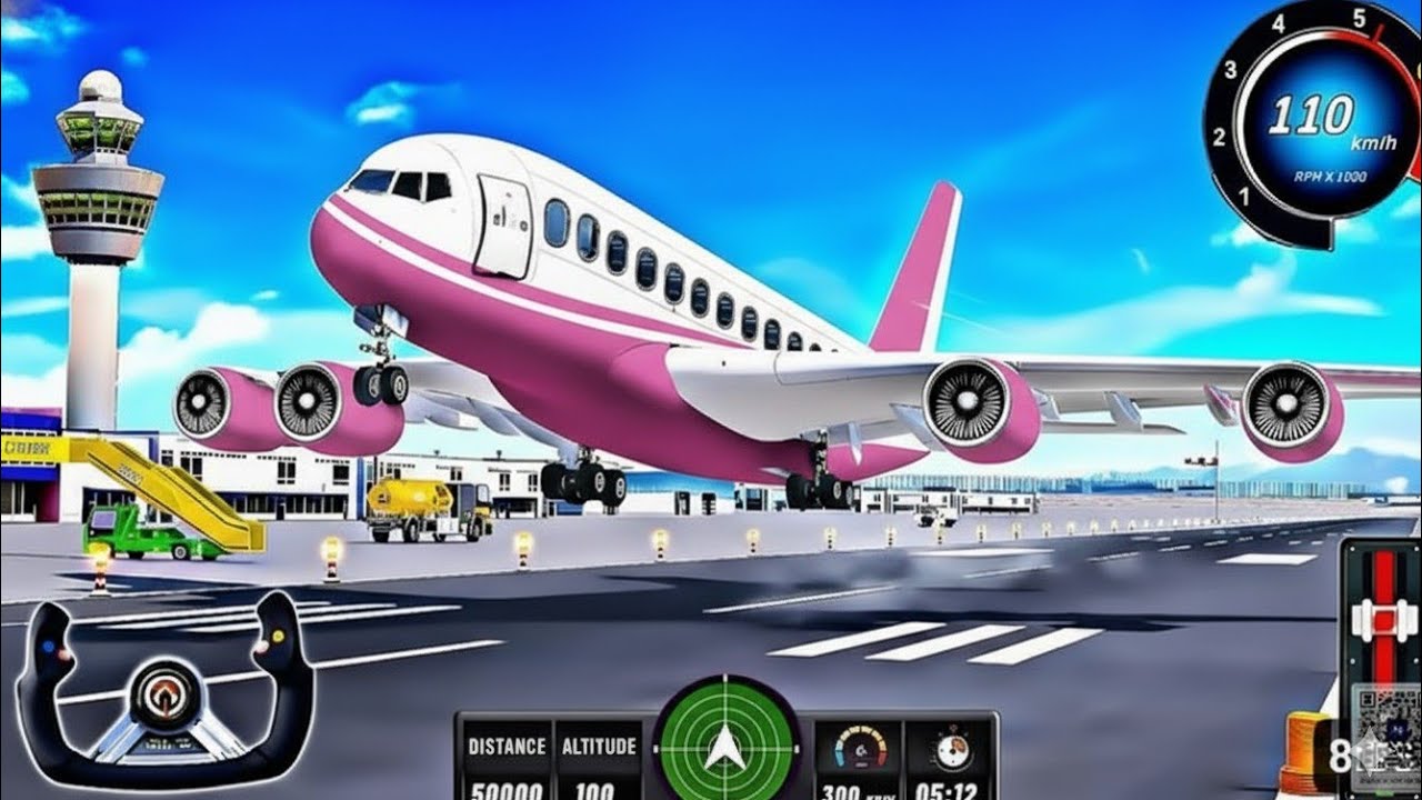 Flight Airplane City Pilot Simulator - Plane Boeing Emergency Landing - Android Gameplay #simverse 