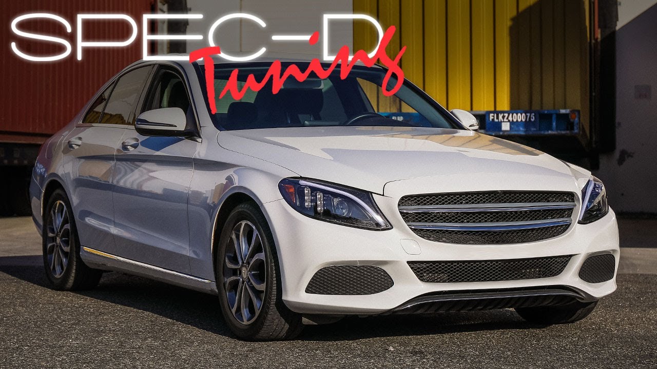 SPECDTUNING INSTALLATION VIDEO: 2015-2018 MERCEDES-BENZ C-CLASS W205 LED PROJECTOR HEADLIGHTS