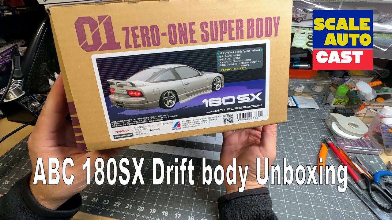 ABC 180SX unboxing and paint