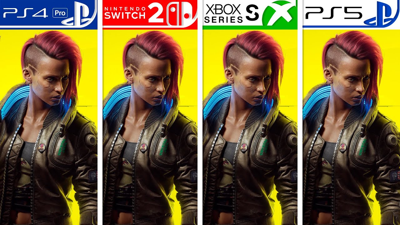 Cyberpunk 2077 | Switch 2 - PS4 Pro - Xbox Series S - PS5 | Final Graphics Comparison
