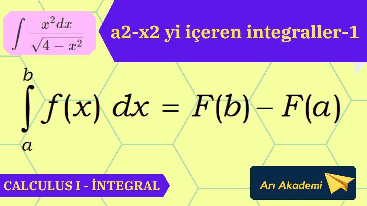 a^2- x^2 yi içeren integraller
