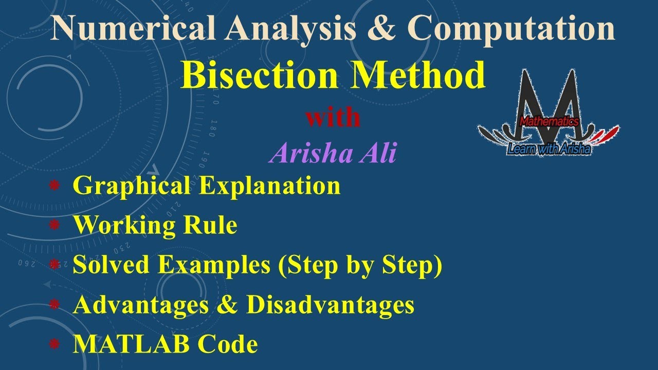 Master the Bisection Method | Graphs, Working Rule & MATLAB Coding