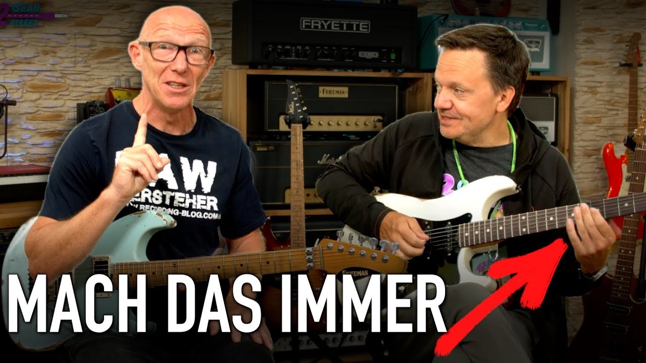 Mit diesen 2 Profi-Tipps SOFORT besser spielen und aufnehmen | mit Bernd Kiltz