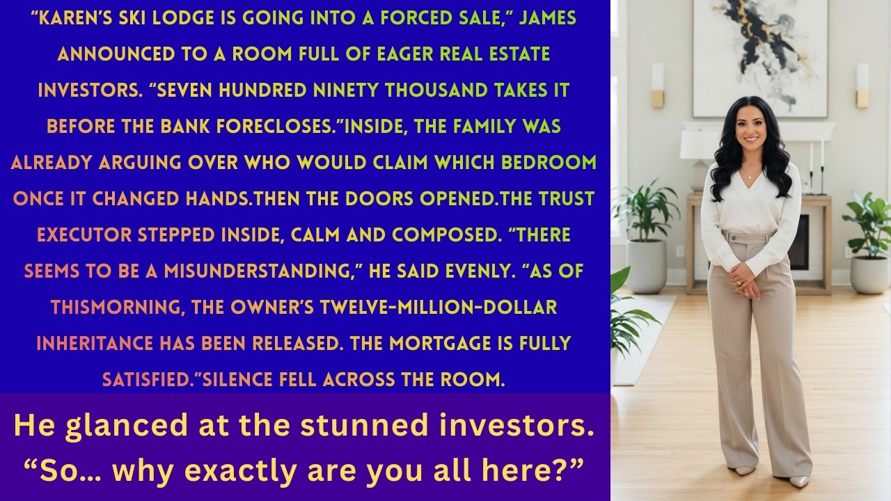 Brother Auctioned My “Foreclosed” Resort—Then My Trust Fund Cleared Everything