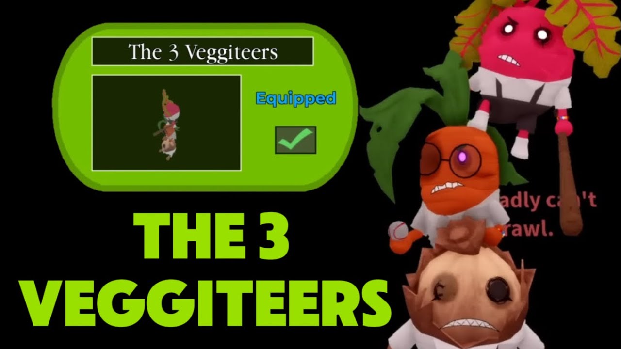 Piggy Skin Gameplay #81: The 3 Veggiteers 