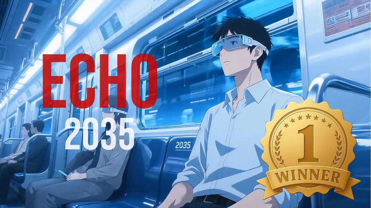 🏆AI 숏폼 공모전 1위 수상작🏆- ECHO2035 #ai #generativeai #movie #team_jcurve #animation #supertone #pixverse