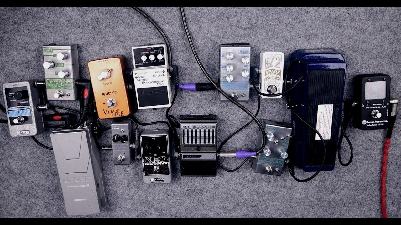 Kolejność łączenia efektów gitarowych
