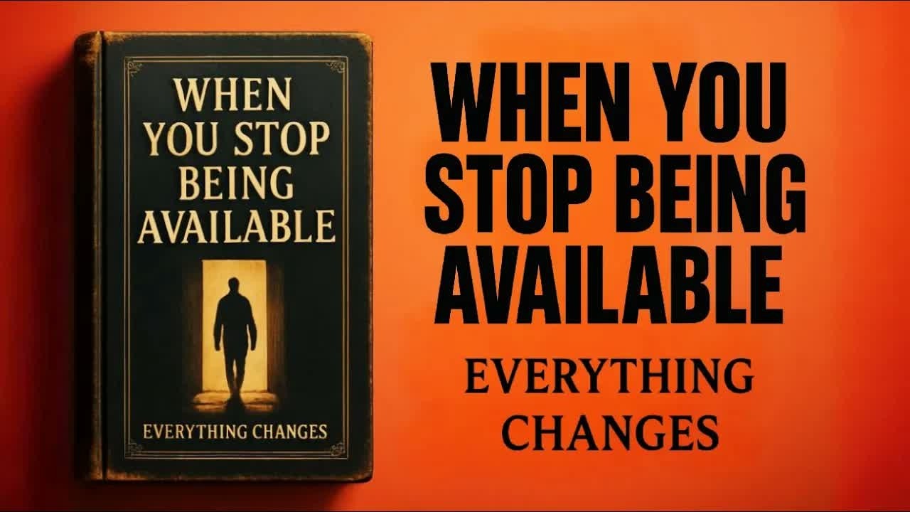 When You Stop Being Available, Everything Changes   Audiobook