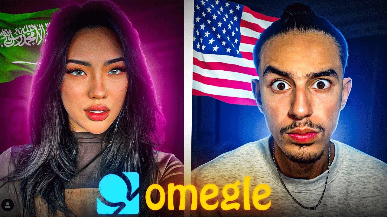 OMEGLE / امريكي مع فتاتين عربيتين 😱😈