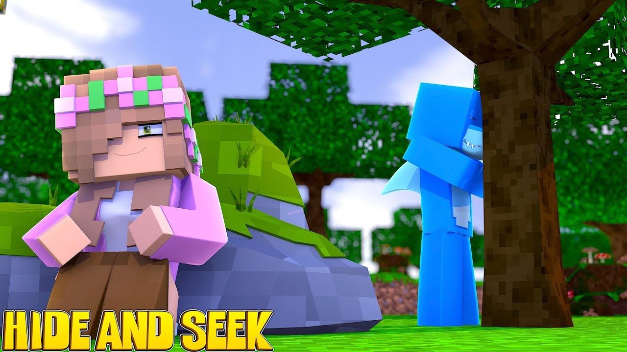 PLAYING HIDE AND SEEK WITH MY BOYFRIEND! | Minecraft Little Kelly Plays