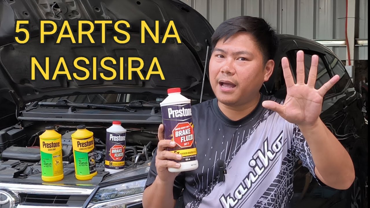5 PARTS NA NASISIRA PAG HINDI NAGPAPALIT NG BRAKE FLUID AT COOLANT | PRESTONE