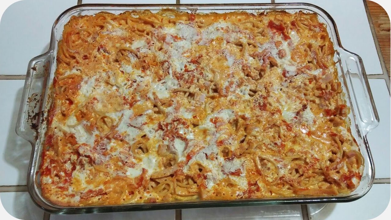 Espagueti al horno | Cena navideña | Cena fin de año