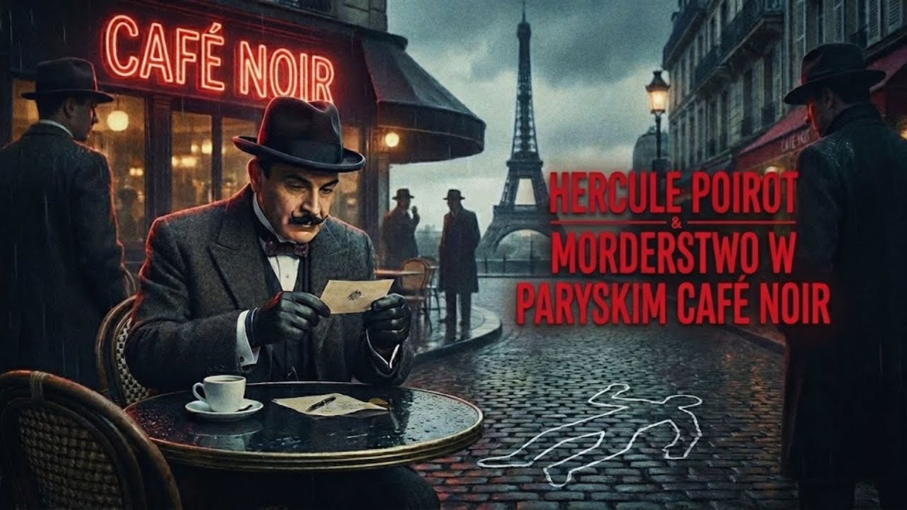 Hercule Poirot i morderstwo w paryskim Café Noir | Opowieść o Herkulesie Poirot