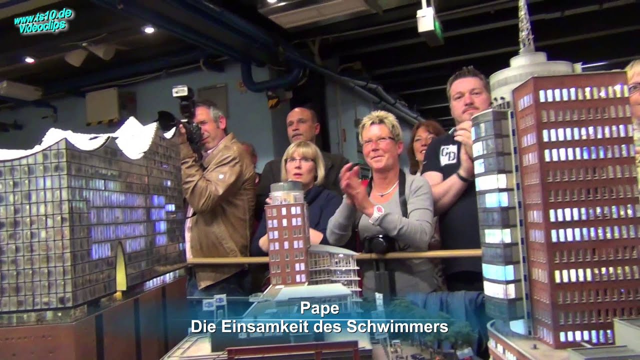 2014 Musikvideos Pape im Miniatur Wunderland Die Einsamkeit des Schwimmers