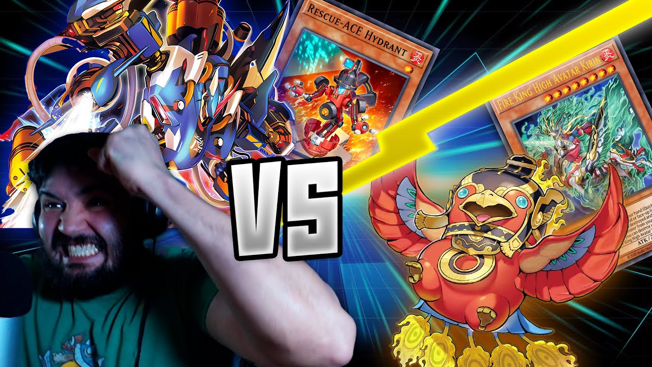 Battle of the FIRE DECKS! | Rescue-ACE vs Snake-Eye Fire King - Yugioh Master Duel Ranked Match