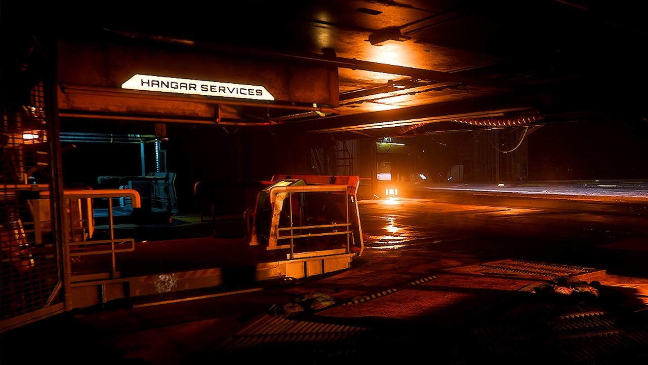 Star Citizen Ambience | Pyro Hangar Bay | Creepy Liminal Space & Deep Station Drone