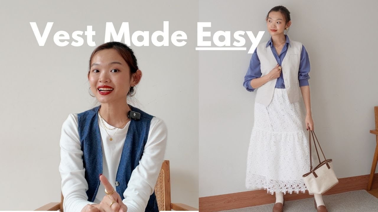 the only vest guide you need! | 4 types of tailored vests, lots of outfit ideas