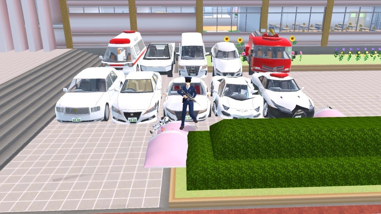 Collection All Sakura Police Cars 🚓🚔 & Ambulance 🚑 & 🔥🚒 at Sakura School Gate 🚸🚳🏫