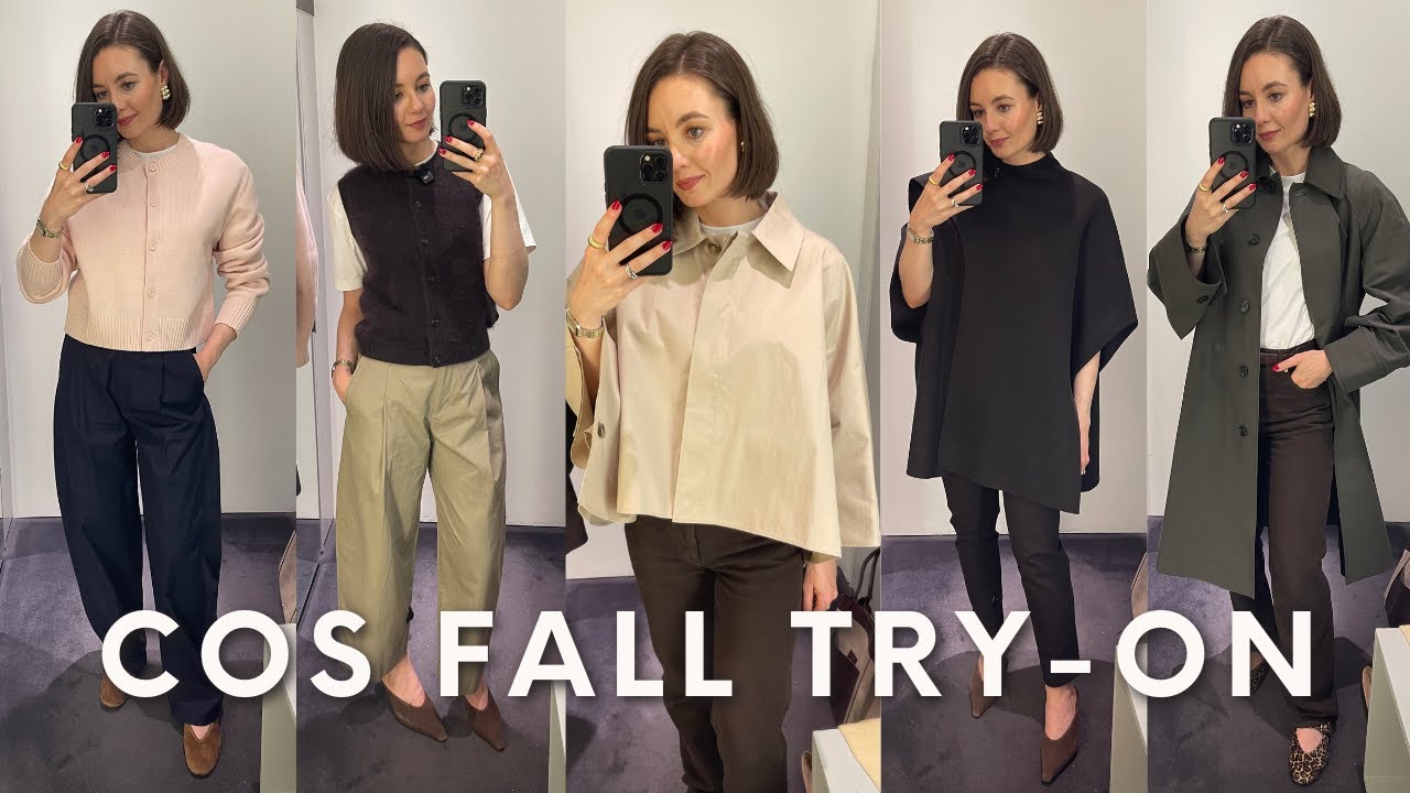 COS FALL TRY-ON | Knitwear, Jackets, Barrel Pants