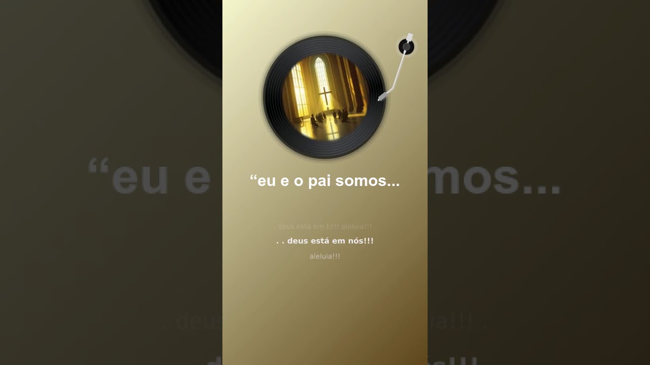 “eu e o pai somos um” #musica #adoracao #louvor #deustemumapalavrapravoce
