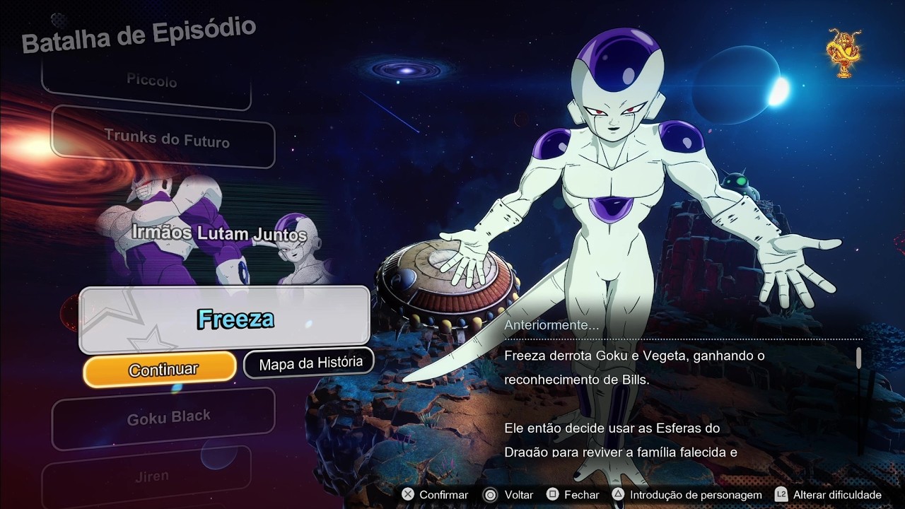 Freeza Modo História + What If - Dragon Ball Sparking Zero