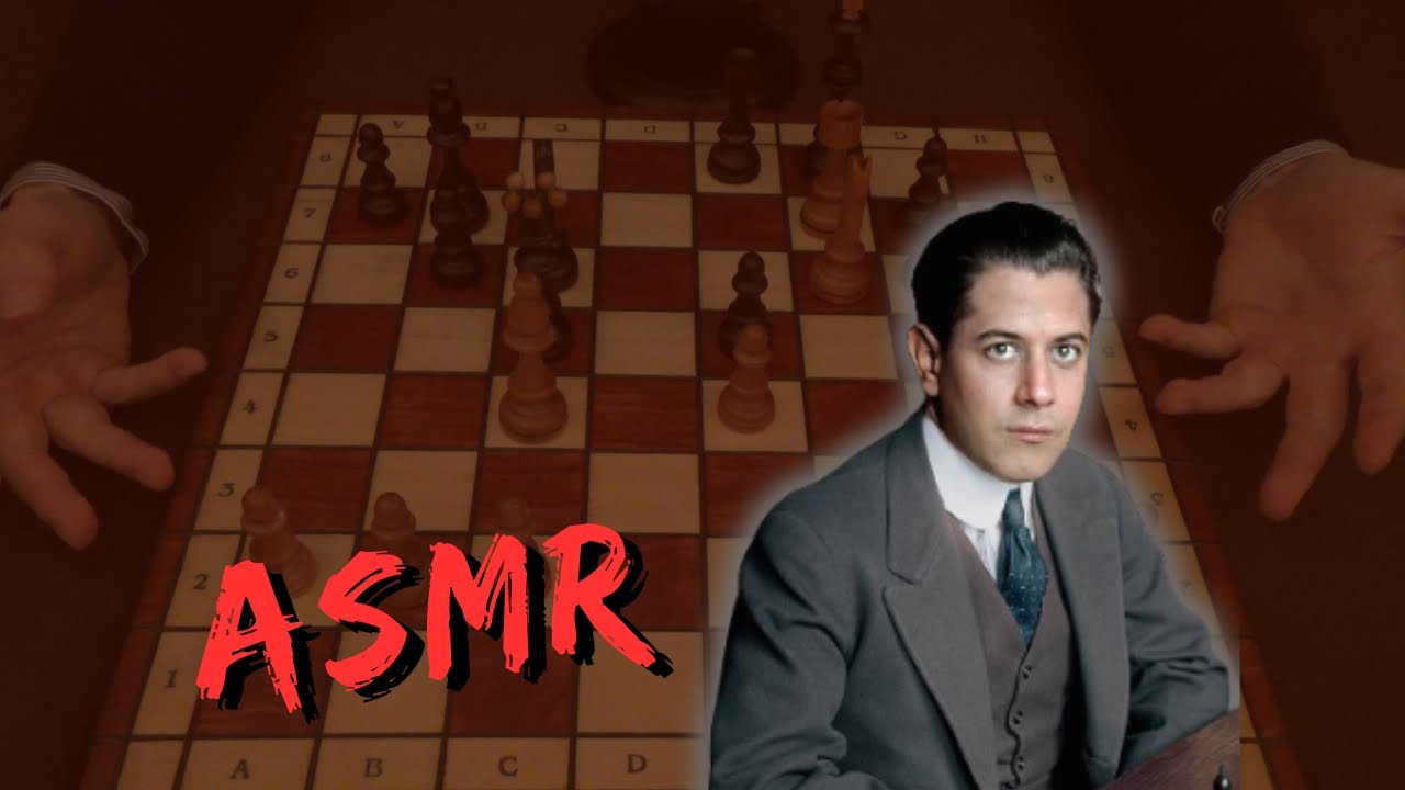 Détends-toi avec cette masterclass de Capablanca ♘ ASMR Échecs ♘