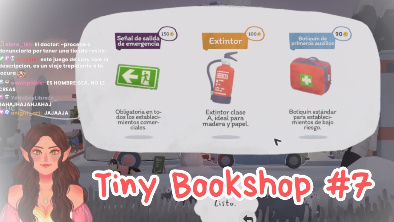 ¿Nos demandan la librería? 😭 Aparece el vendedor sus 🧐  [Tiny Bookshop #7] ✨ | wondergea 📚