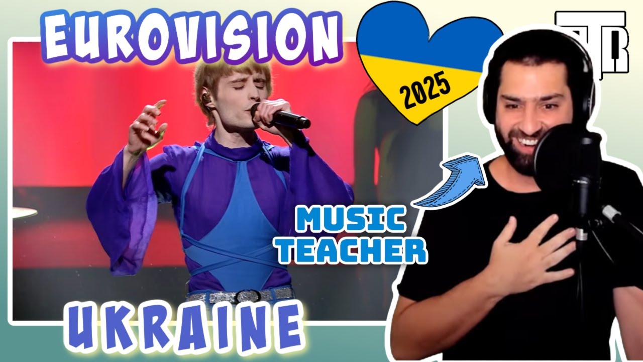 Ukraine Eurovision 2025 Music Teacher Reaction (reactionalysis)