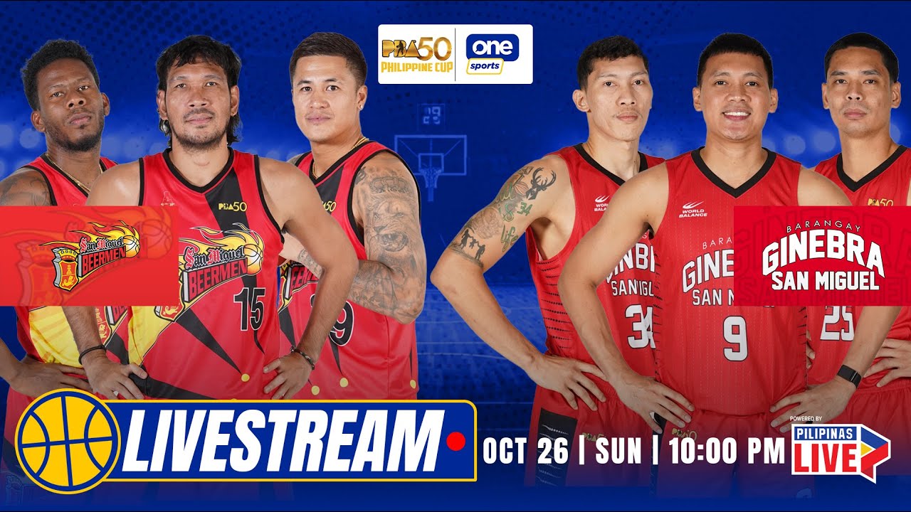 LIVE: SAN MIGUEL vs. BRGY. GINEBRA | PBA SEASON 50 PHILIPPINE CUP | October 26, 2025