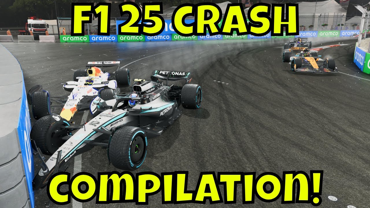 F1 25 Crash Compilation! (2025)