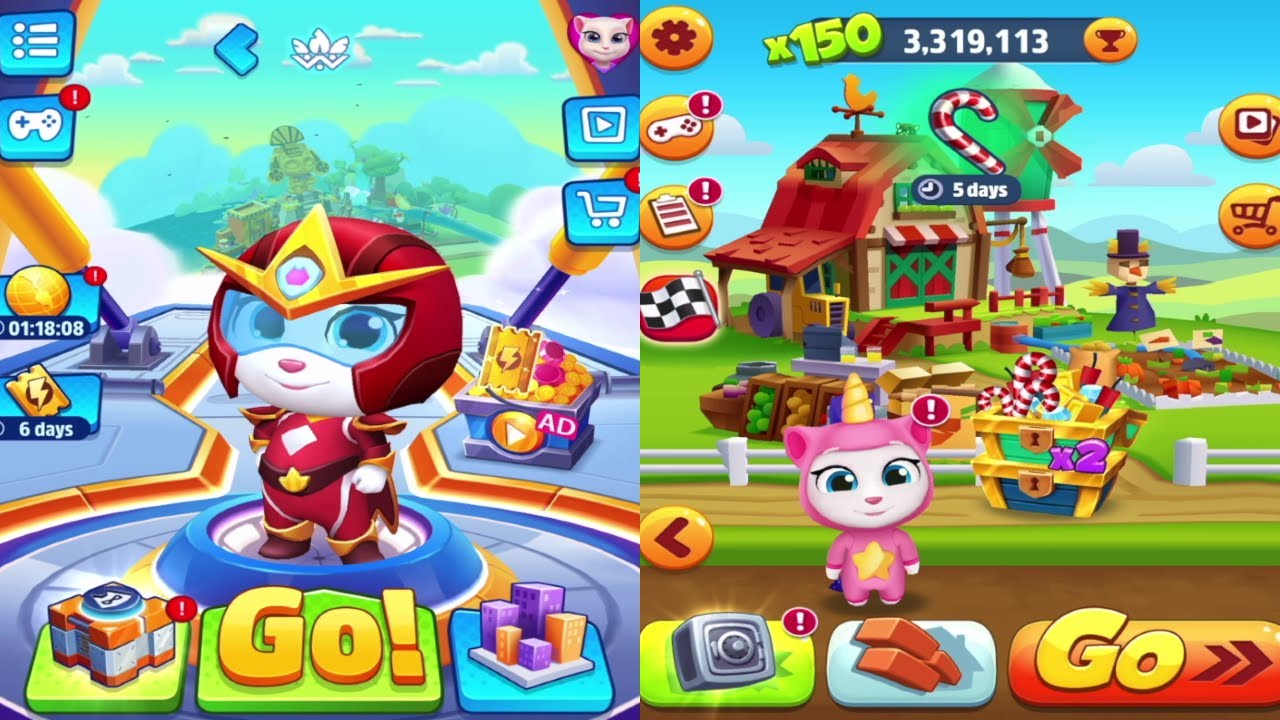 Talking Tom Hero Dash VS Gold Run | Ultimate Speed Run Challenge!