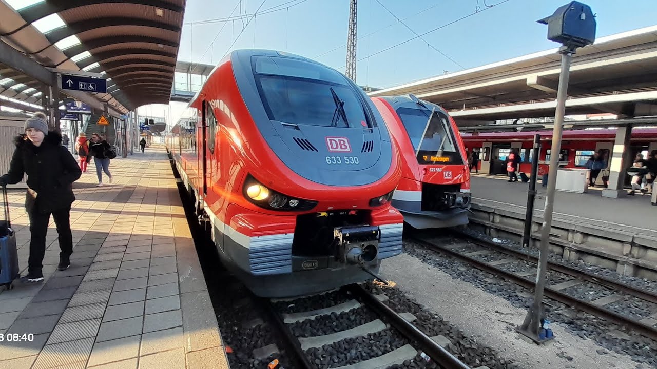 Vollgasmitffahrt im Pesa Link BR 633 Von Illertissen nach Ulm Hbf mit Vmax 140 Km/h