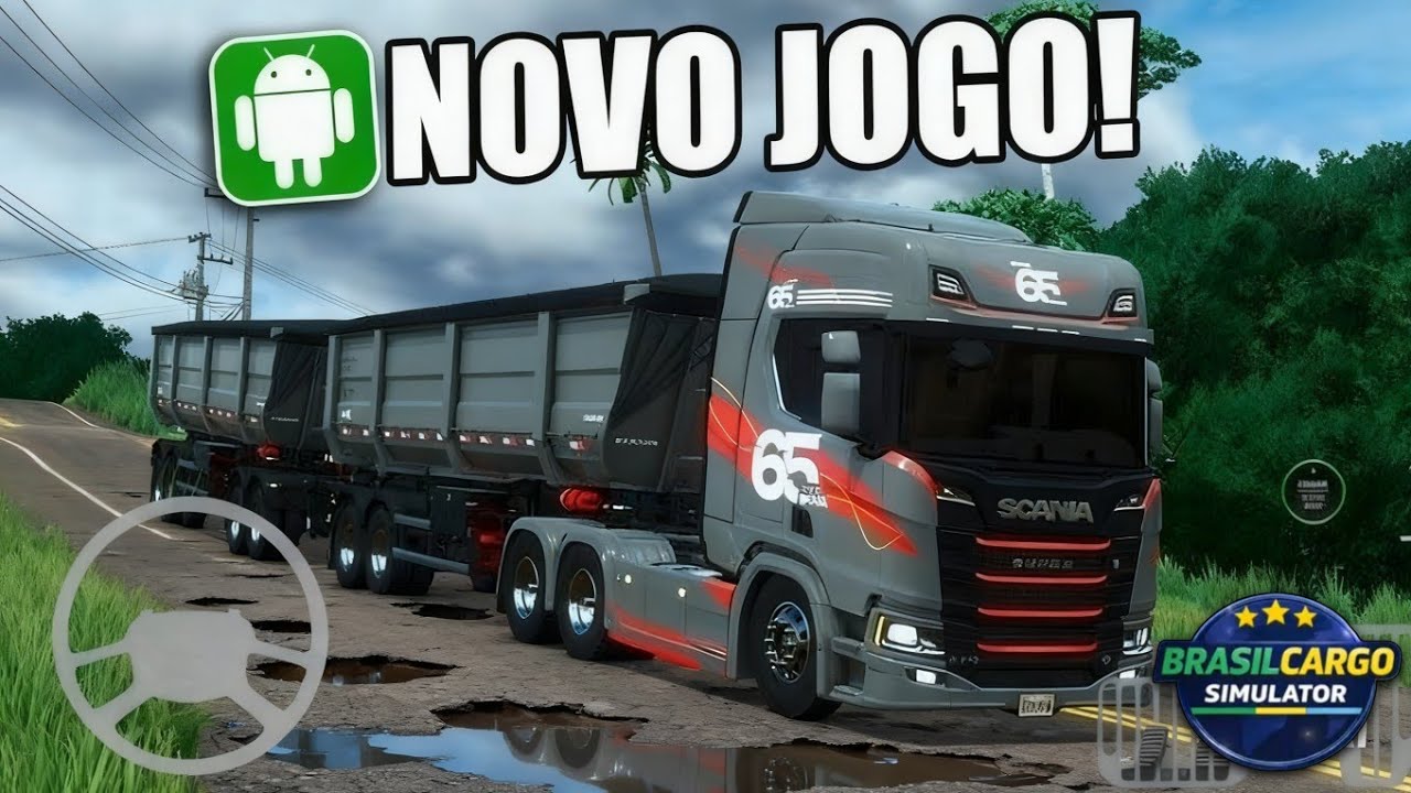 FINALMENTE!!..NOVO JOGO DE CAMINHÕES BRASILEIRO REALISTA PARA CELULAR O BRASIL CARGO SIMULATOR..