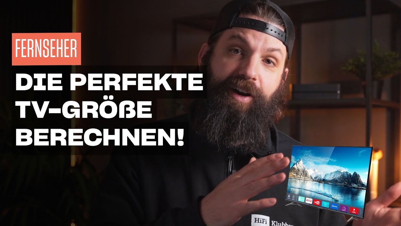 Die perfekte TV-Gr&ouml;&szlig;e berechnen - So findest du den richtigen Fernseher! 📺