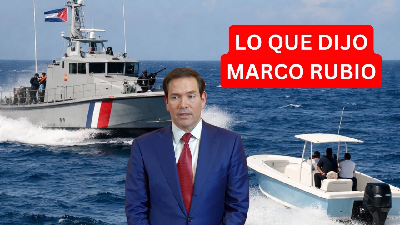 URGENTE: Secretario de Estado Marco Rubio habla sobre tiroteo de lancha de Florida en Cuba