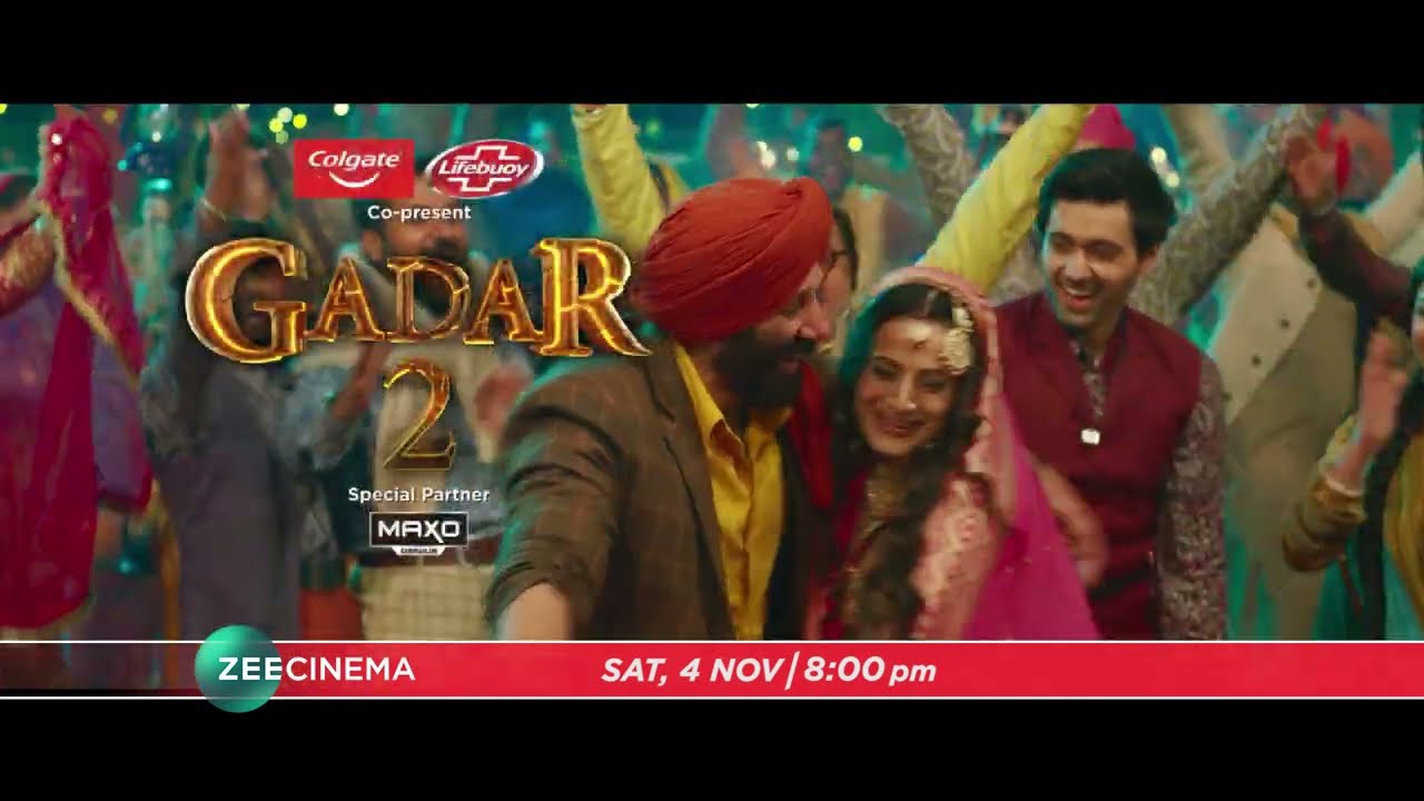 Watch Gadar 2 on Zee Cinema | 4th Nov, Sat, 8 PM | TV Par Pehli Baar
