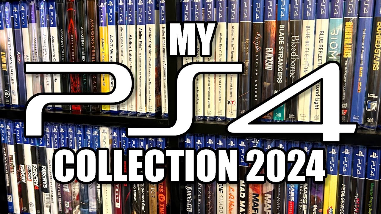 моя коллекция PS4 в 2024 году