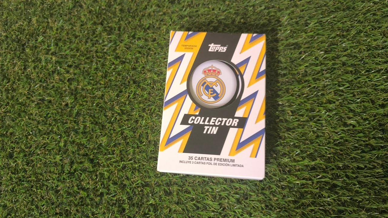 Topps Real Madrid collector tin 2025/26 ( opening)