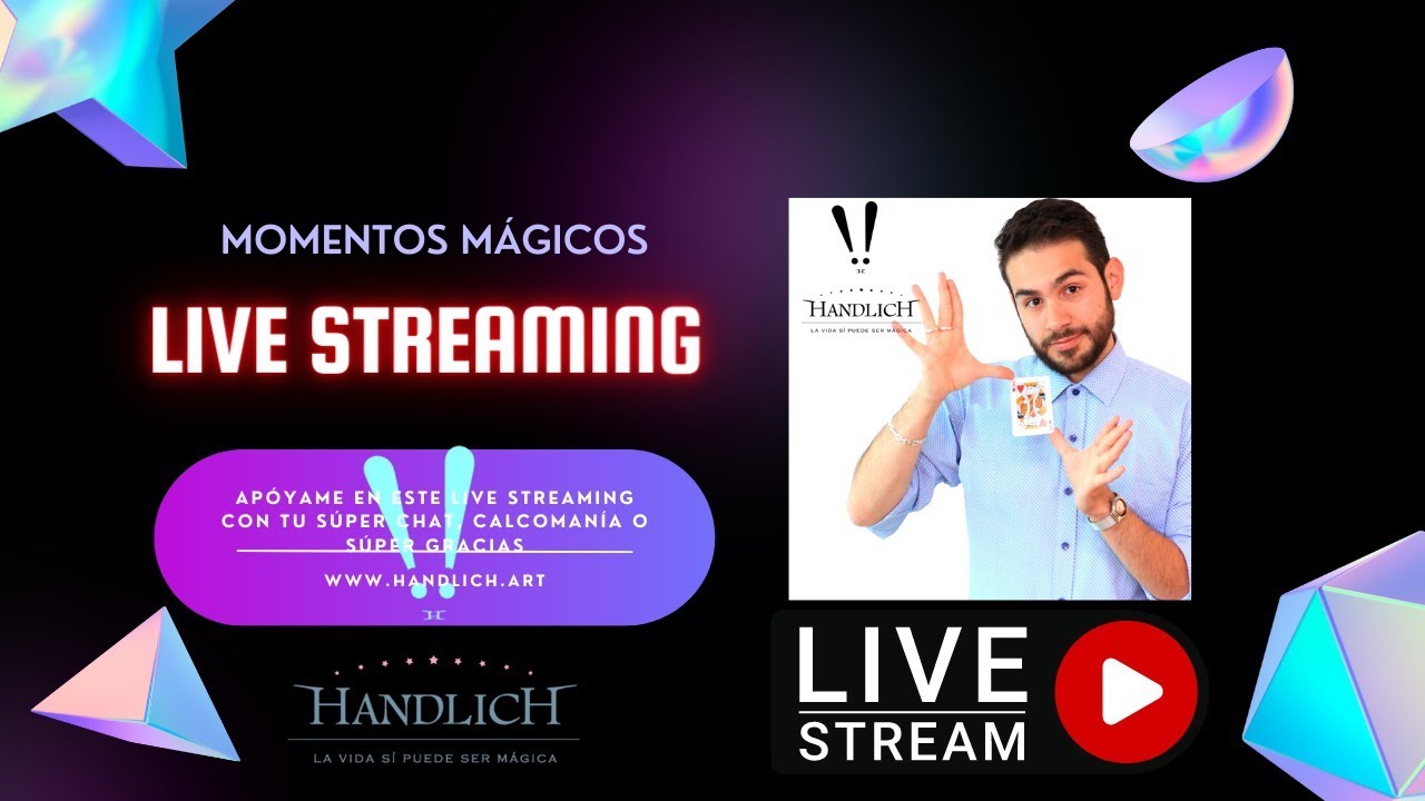 Bienvenidos al TrasnoShow de magia con Handlich 01/08  🤯