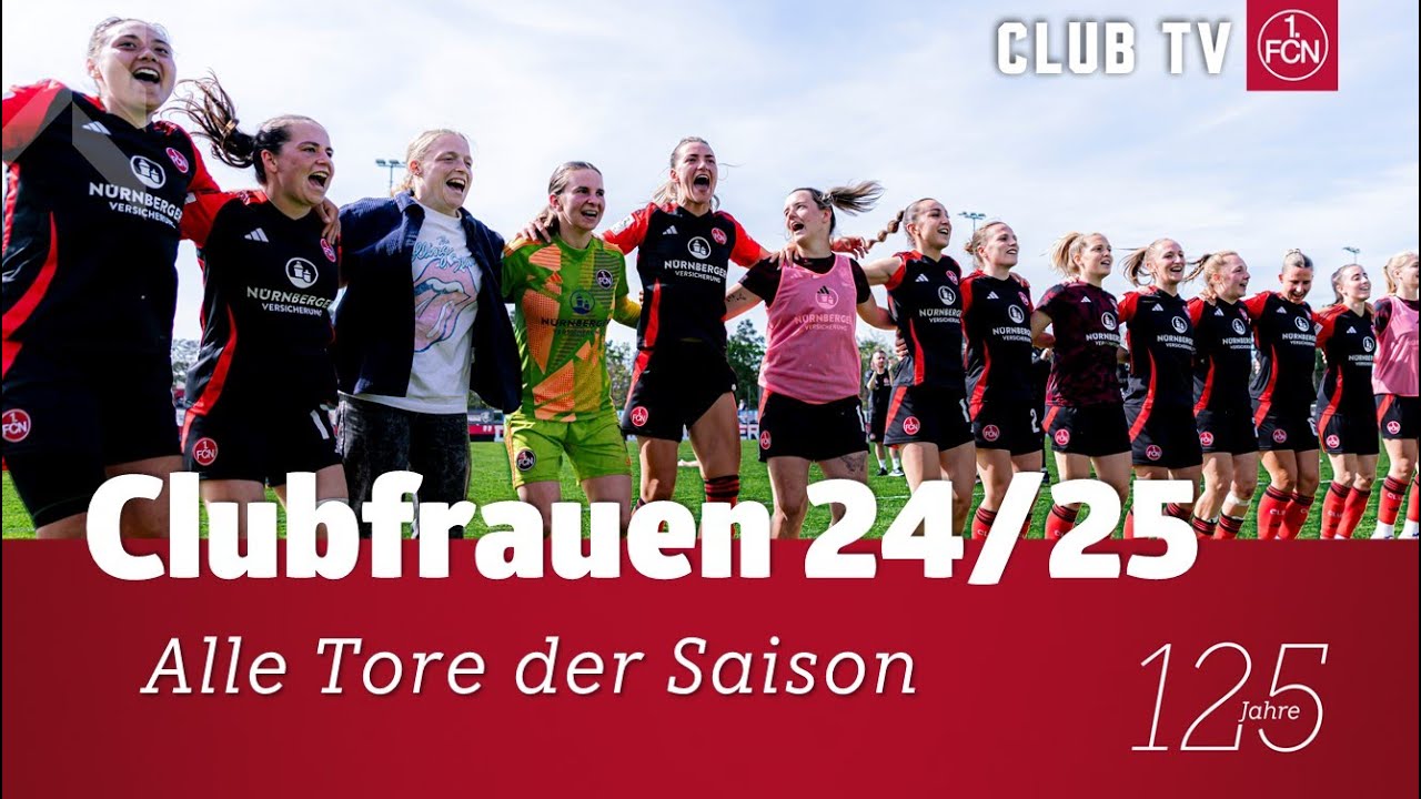 EINGENETZT! Alle 62 Tore der Clubfrauen 24/25 ⚽ | 1. FC Nürnberg