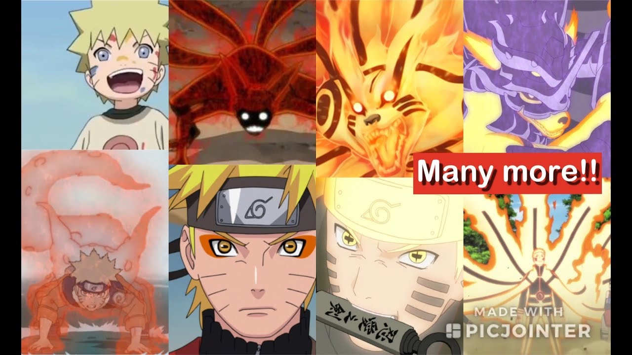 ALL forms, Transformations and Evolution of Naruto | Explained with moves and attacks