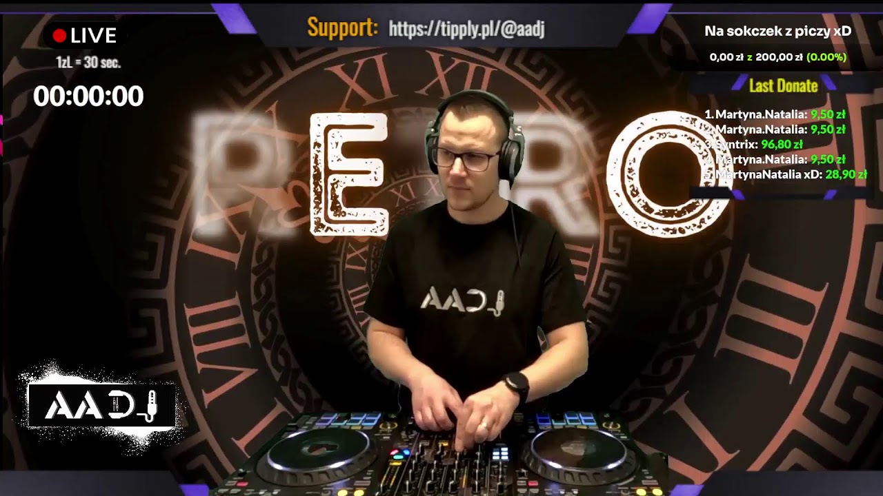 🔴 LIVE AADj 2/2 RETRO Wspomnienia! Wechikul Czasu! #retro #rave #live #manieczki #ekwador