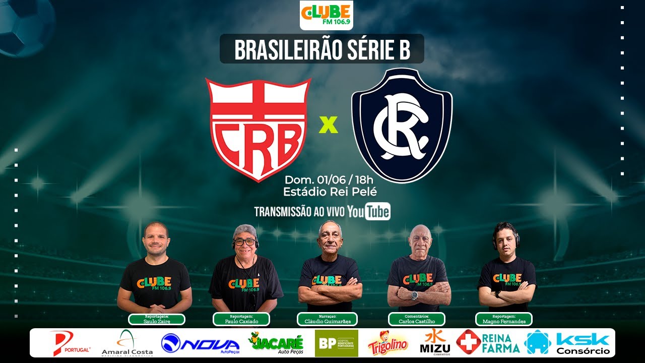 CRB 2X0 CLUBE DO REMO | 10º RODADA | BRASILEIRÃO SÉRIE B | 01.06.2025
